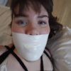 Snowflake from Blueeyedkidnap gagged with microfoam tape