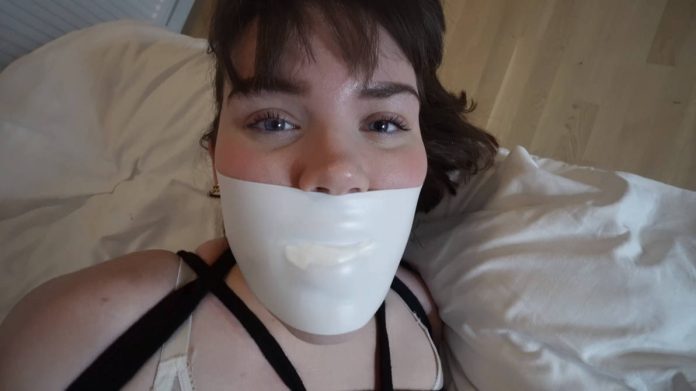 Snowflake from Blueeyedkidnap gagged with microfoam tape